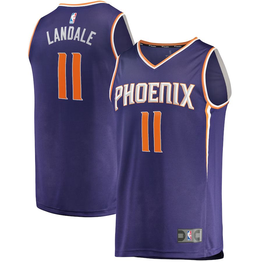 Men Phoenix Suns #11 Jock Landale Fanatics Branded Purple 2022-23 Fast Break Replica Player NBA Jersey